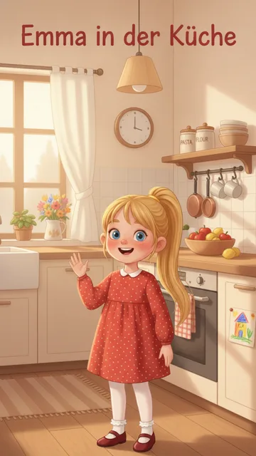 Emma in der Küche